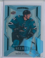 2020-21 Upper Deck Allure Rookie SP Double Rainbow Maxim Letunov #102